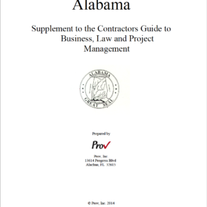 Alabama Electrical Contractors Supplement to the Contractors Guide
